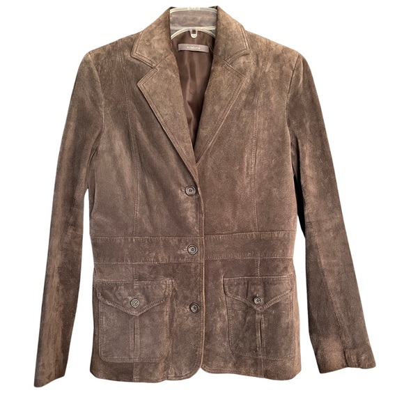 Liz Claiborne Suede Blazer - Picture 1 of 5